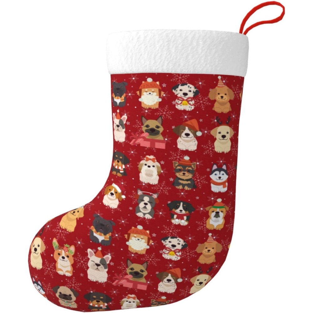 Christmas Stocking Hanging - Urocze świąteczne psie skarpety, świąteczne skarpety