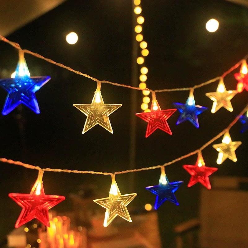 Led Fairy String Lights - Lampki LED w kształcie gwiazdek, 3