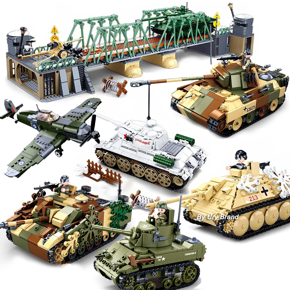 Lego Set City - Zestawy klocków konstrukcyjnych Sluban: Samolot wojskowy,