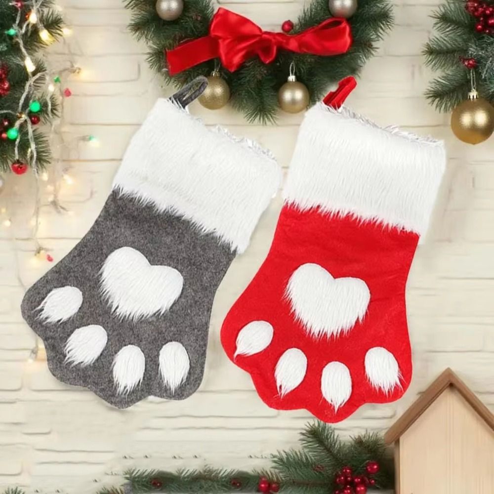 1/3/5/10 SZT. Urocza, pojemna  – Christmas Stocking Hanging recenzja i cena