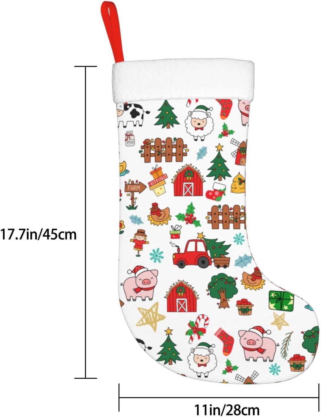 Świąteczne skarpety na prezent – Christmas Stocking Hanging recenzja i cena