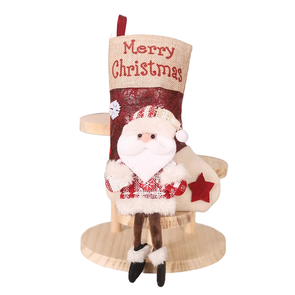 Duża świąteczna skarpeta od Św – Christmas Stocking Hanging recenzja i cena
