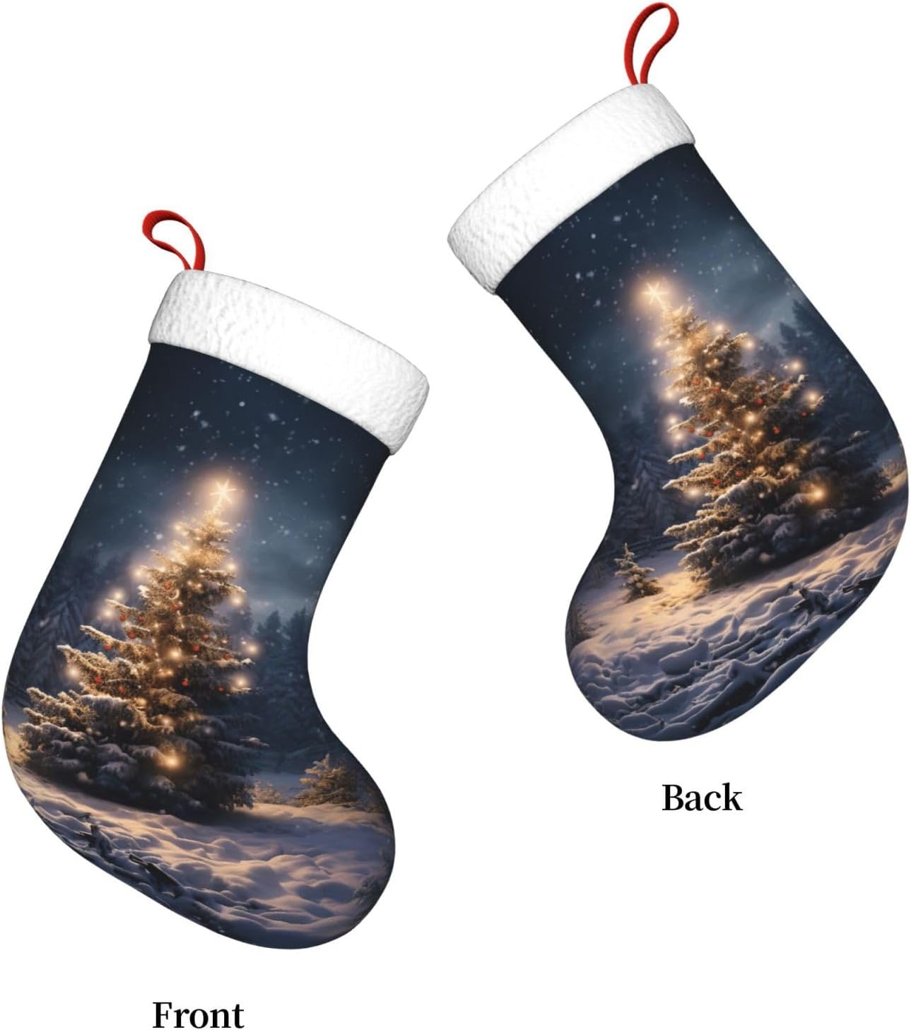 Świąteczna choinka, śnieg, pre – Christmas Stocking Hanging recenzja i cena