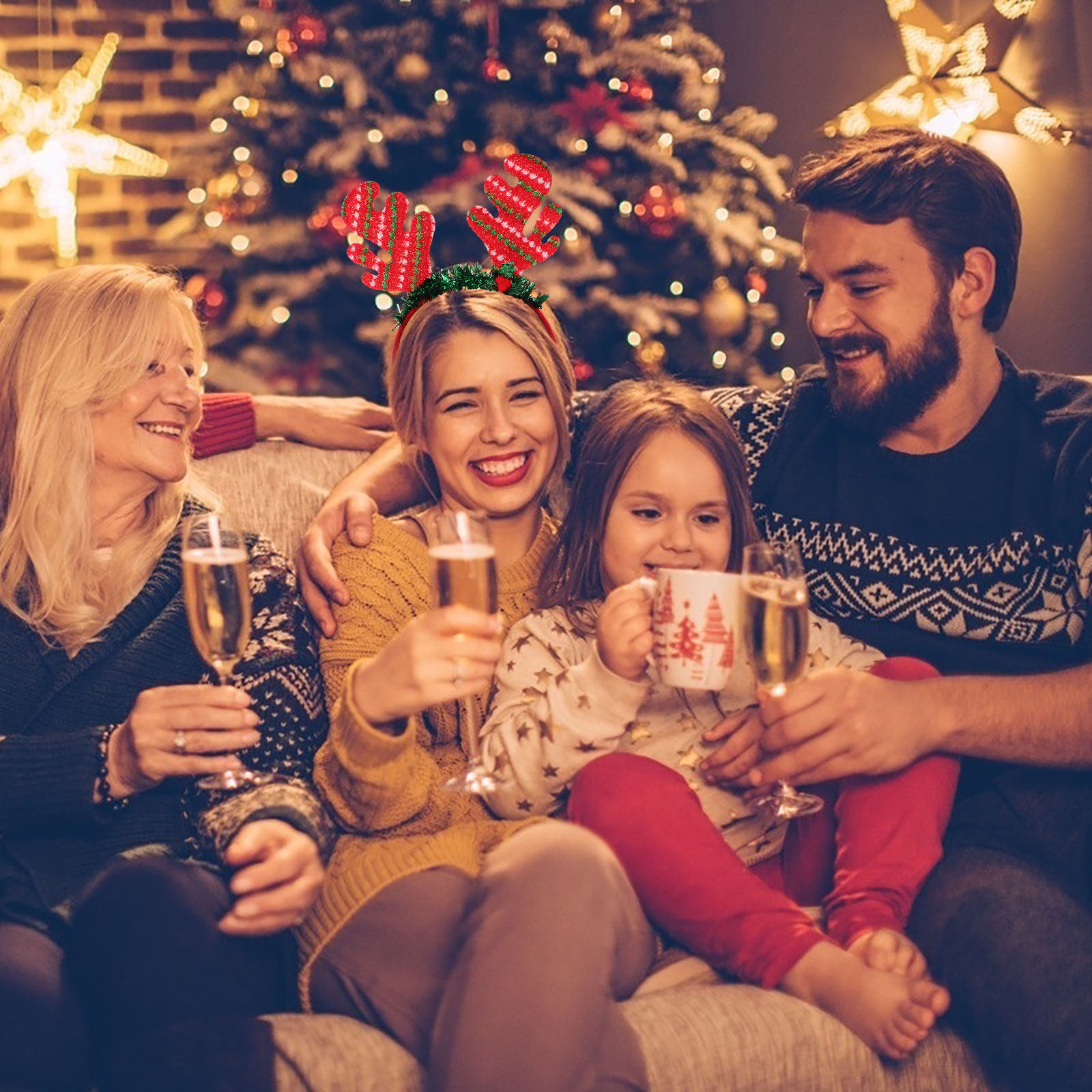 Opaska na głowę z reniferami ś – Reindeer Antlers Headband recenzja i cena