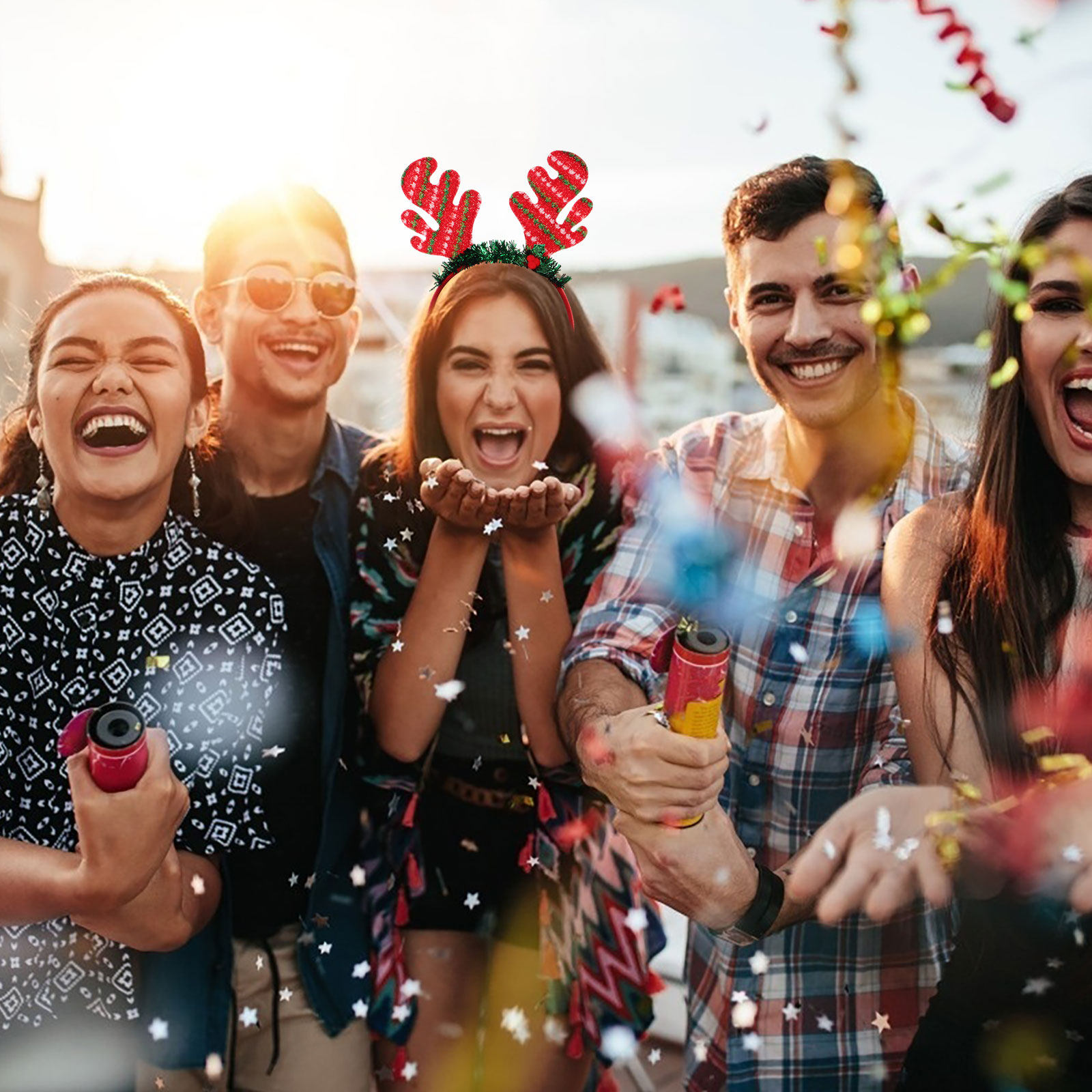 Opaska na głowę z reniferami ś – Reindeer Antlers Headband recenzja i cena